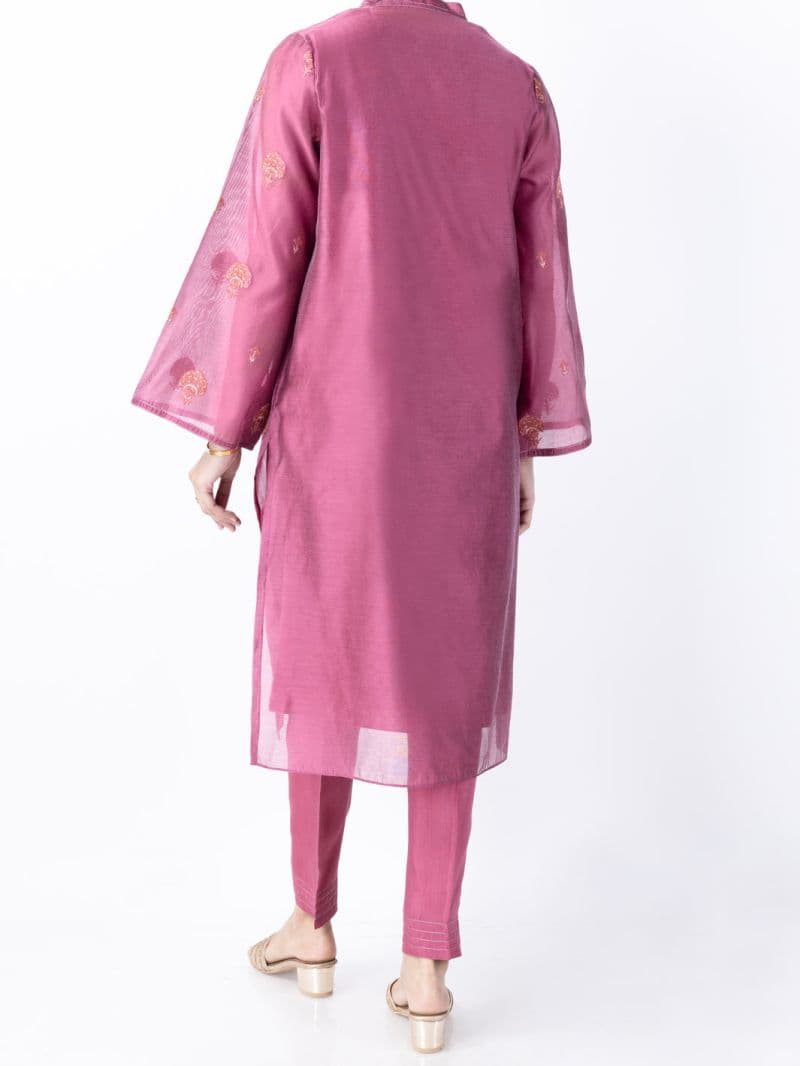 Magenta Poly Cotton 2Pc Stitched thumbnail