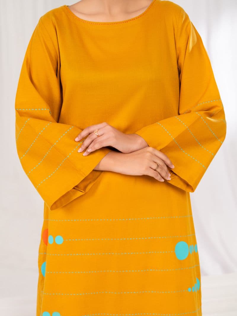 Mustard Lawn Kurti thumbnail