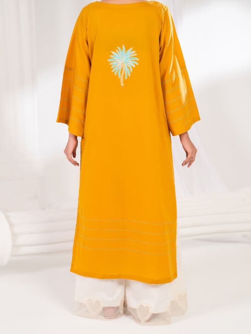 Mustard Lawn Kurti thumbnail
