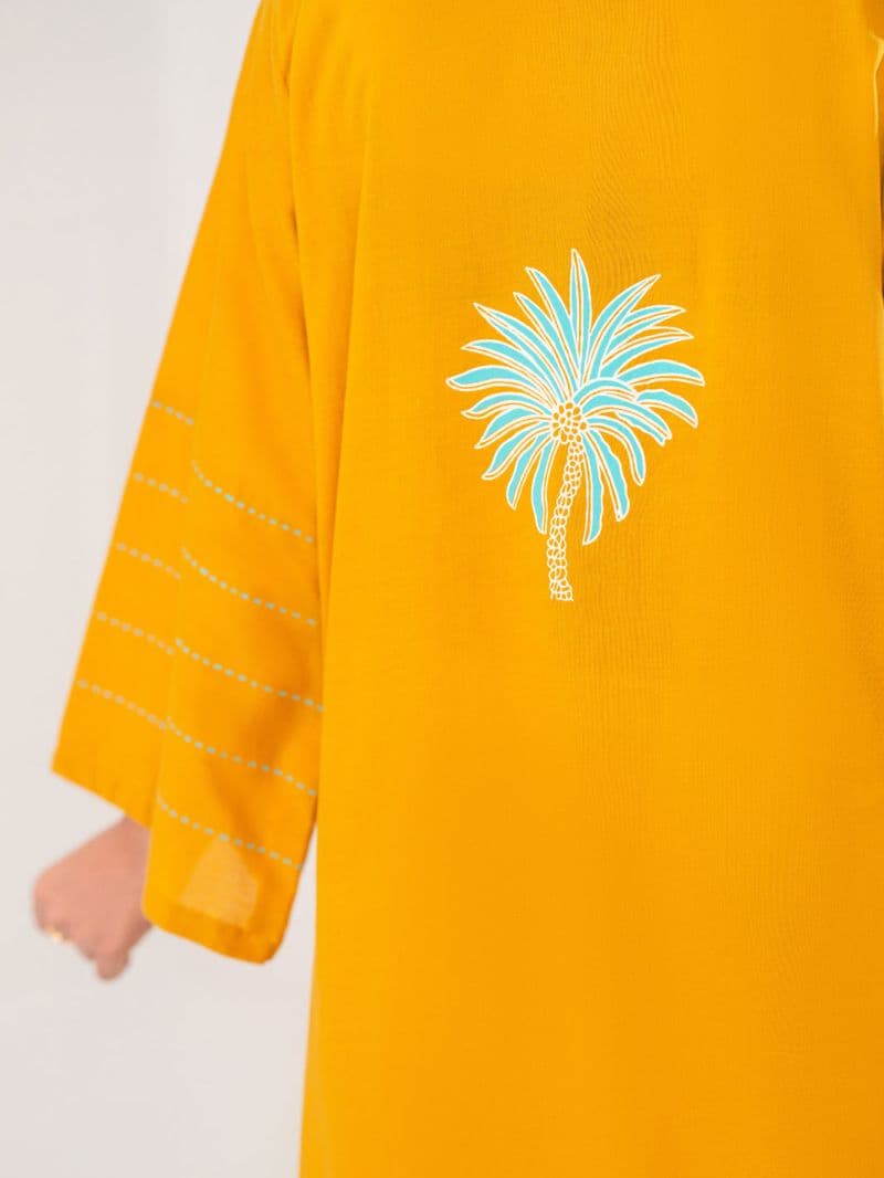 Mustard Lawn Kurti thumbnail