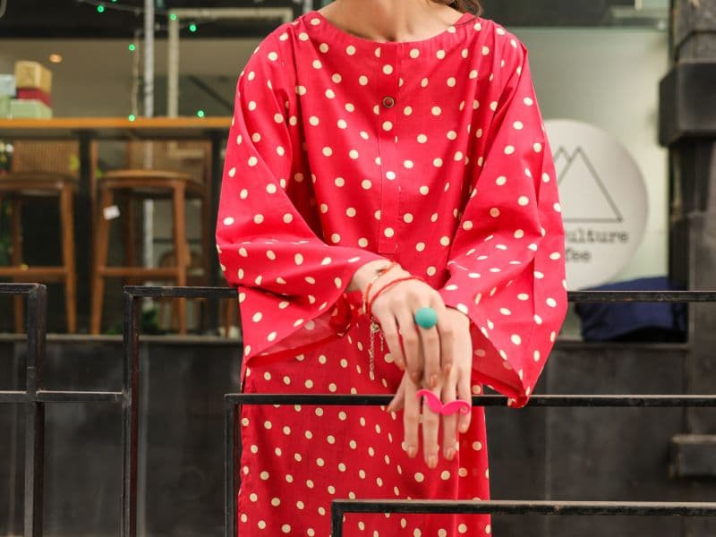 Red Lawn Kurti thumbnail