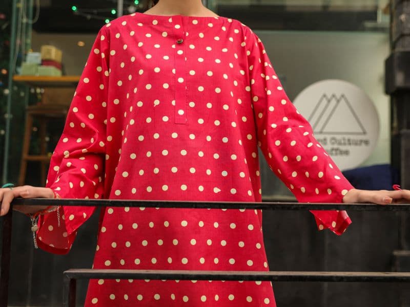 Red Lawn Kurti thumbnail