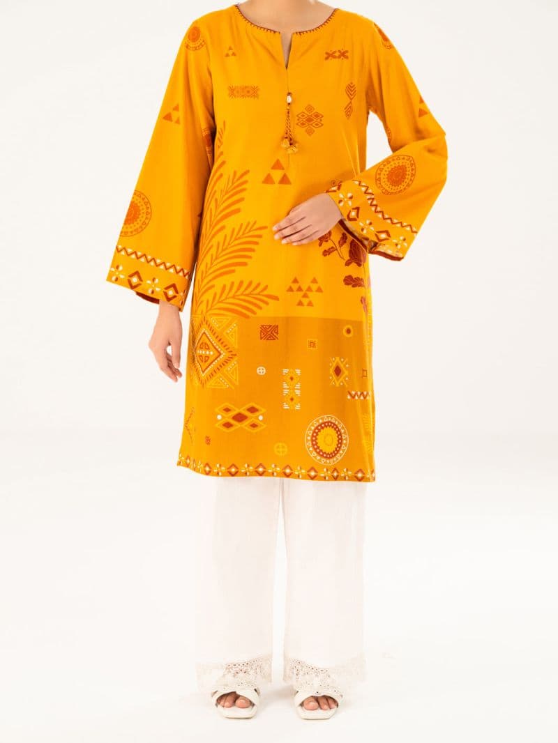 Mustard Cambric Kurti thumbnail