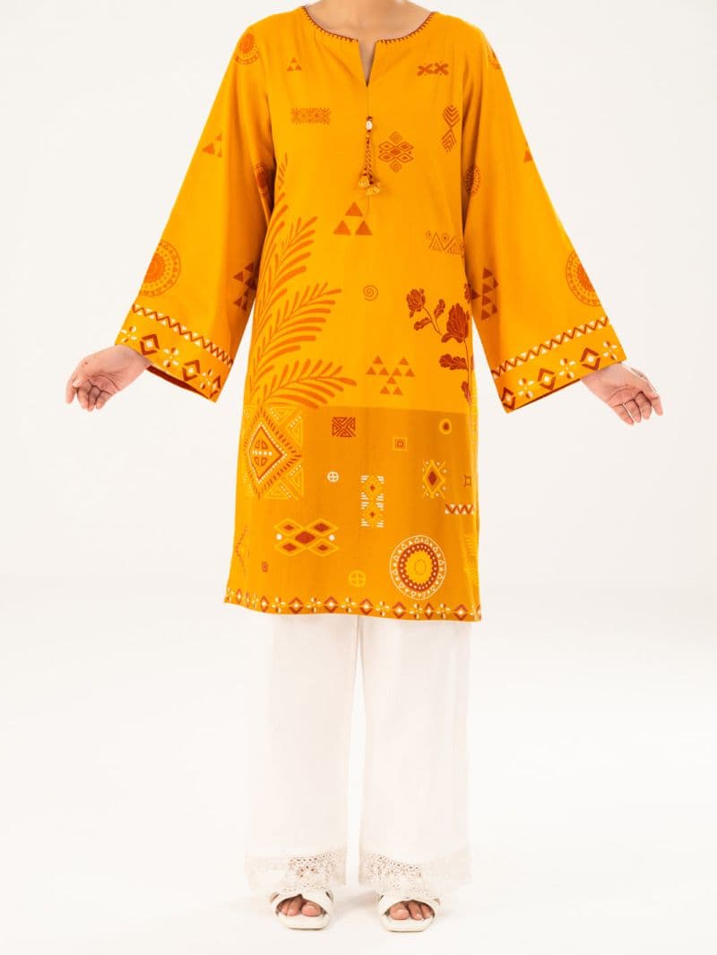 Mustard Cambric Kurti thumbnail