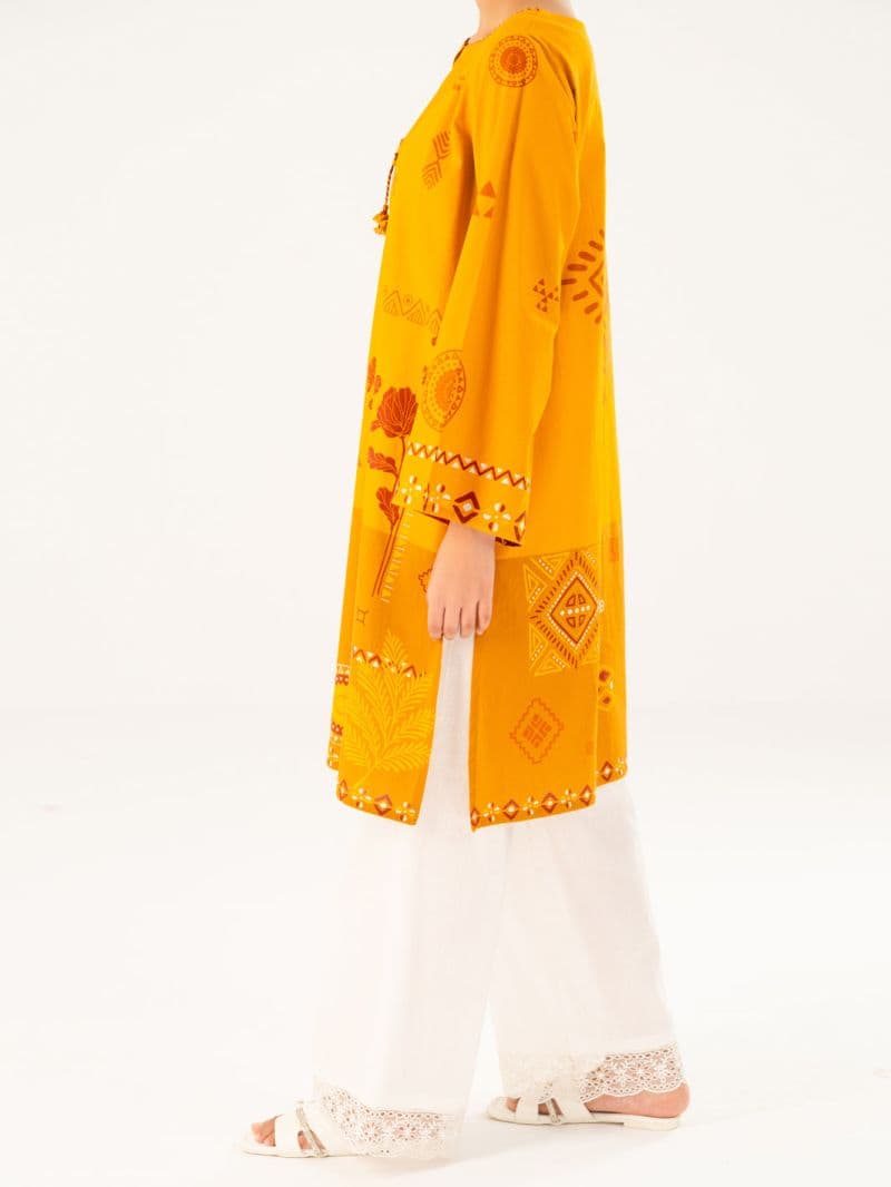 Mustard Cambric Kurti thumbnail