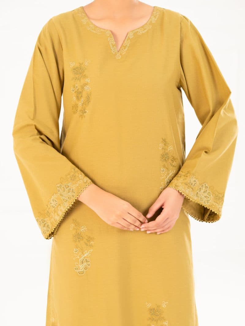 Mehndi Green Cambric Kurti thumbnail