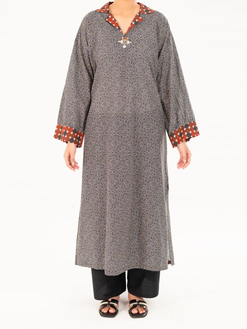 Brown Cambric Kurti thumbnail