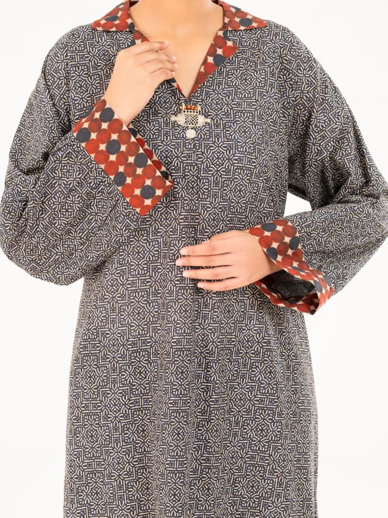 Brown Cambric Kurti thumbnail