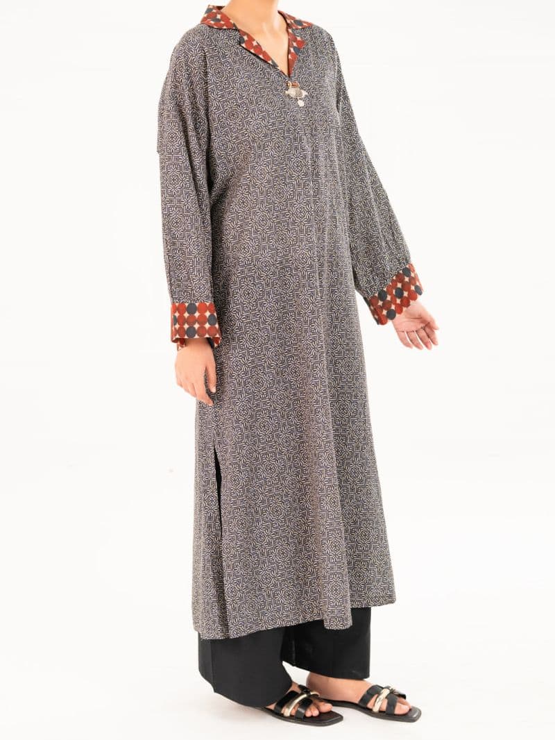 Brown Cambric Kurti thumbnail