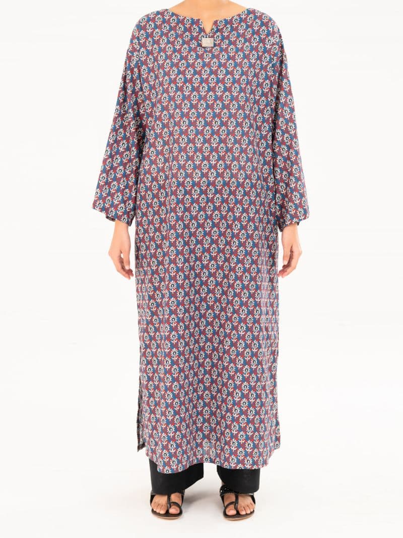 Blue Cambric Kurti thumbnail