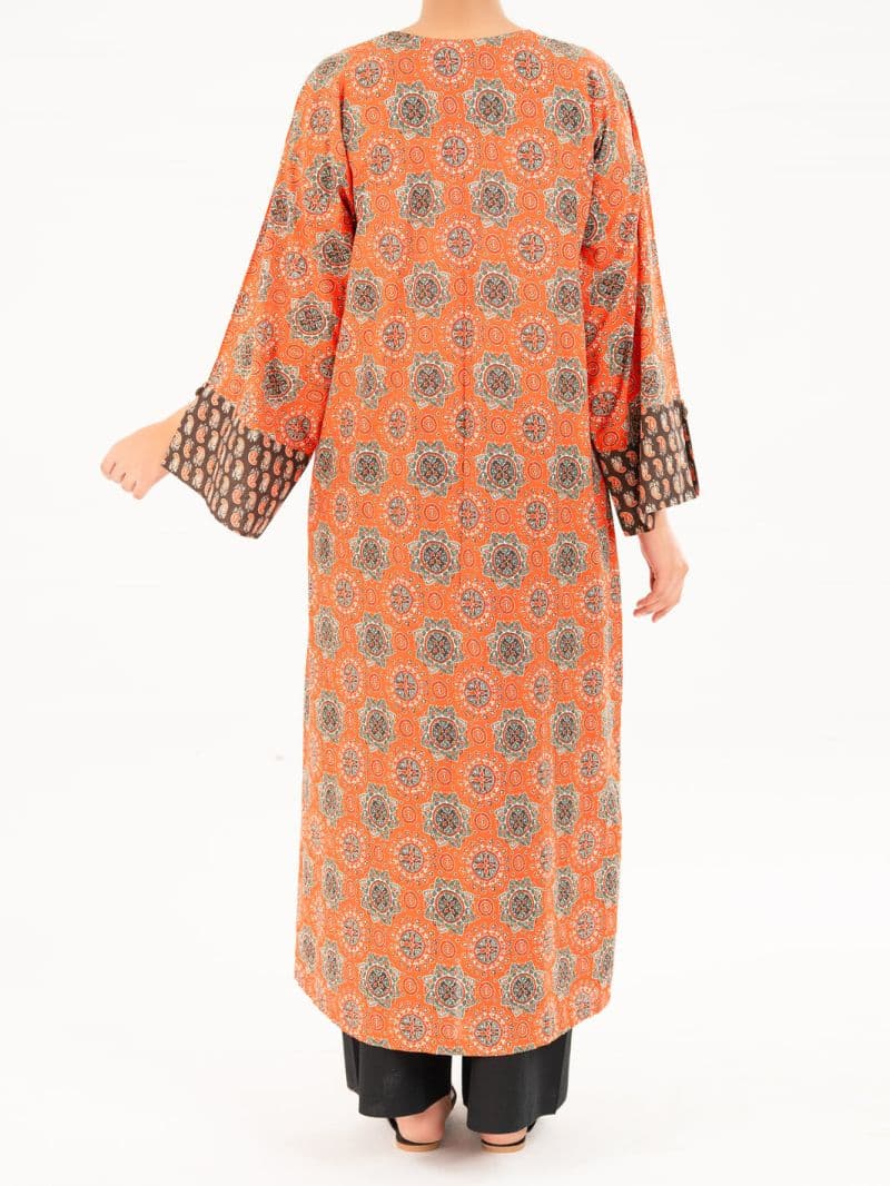 Orange Cambric Kurti thumbnail