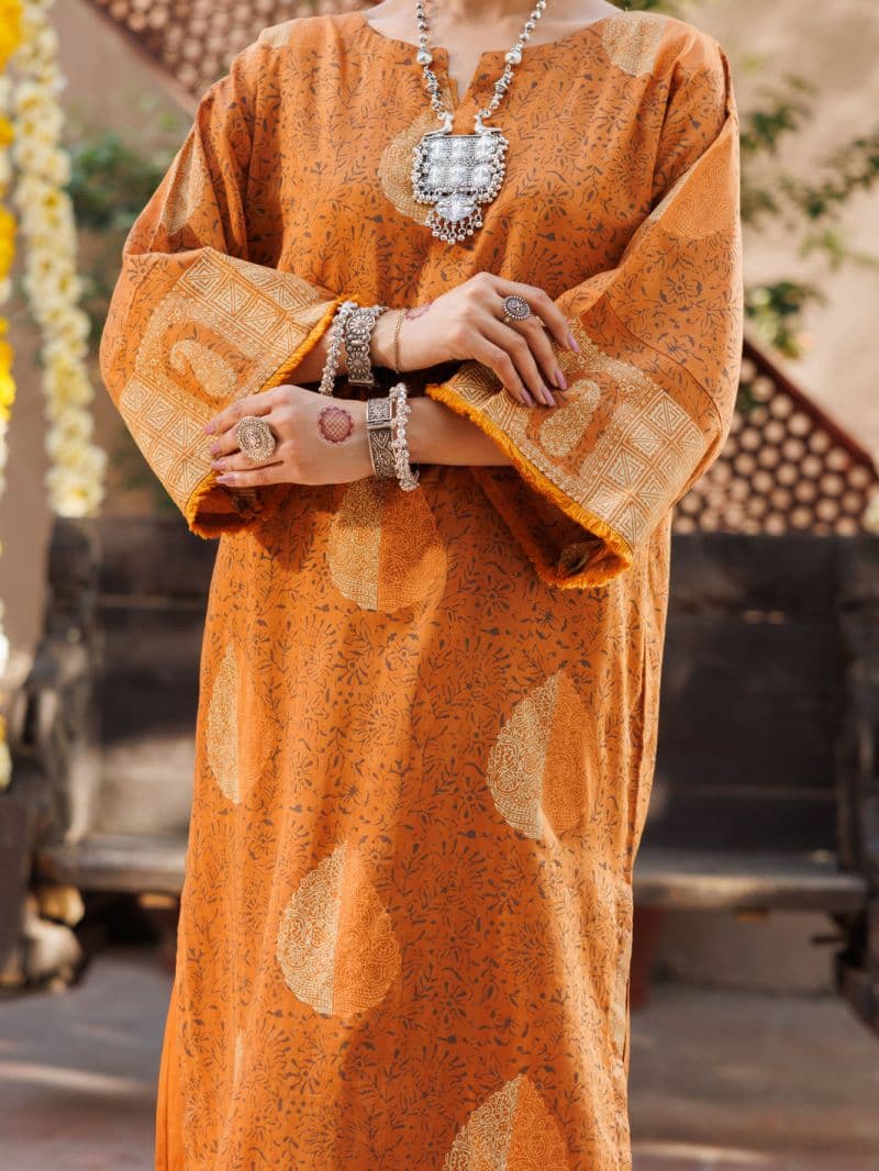 Mustard Dobby Kurti thumbnail