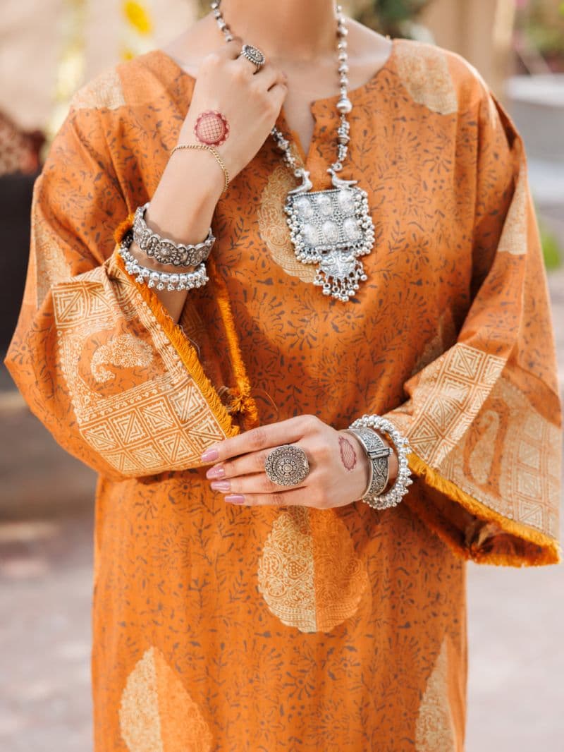 Mustard Dobby Kurti thumbnail