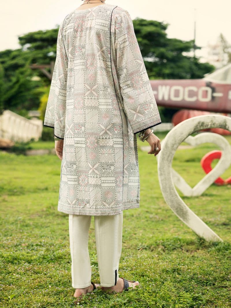 Off White Lawn Kurti thumbnail