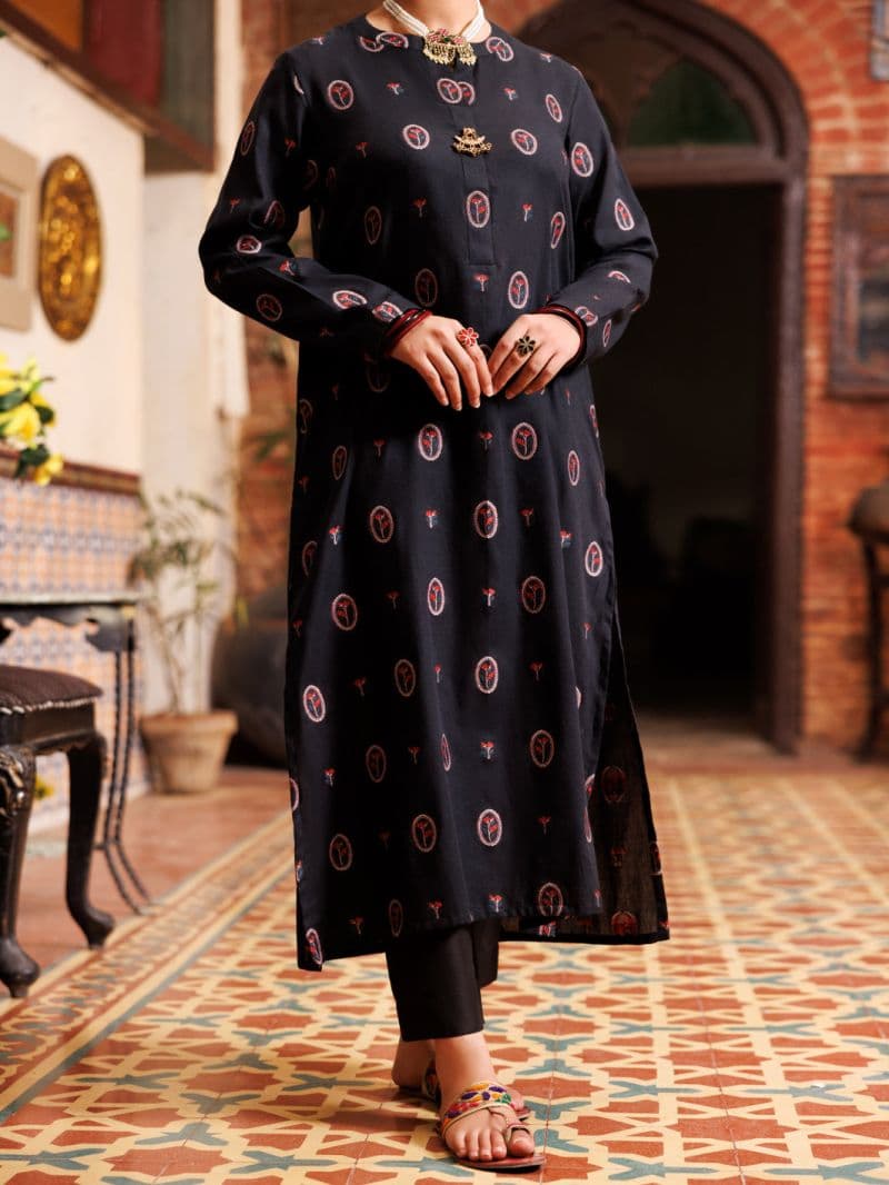 Black Yarn Dyed Tunic thumbnail