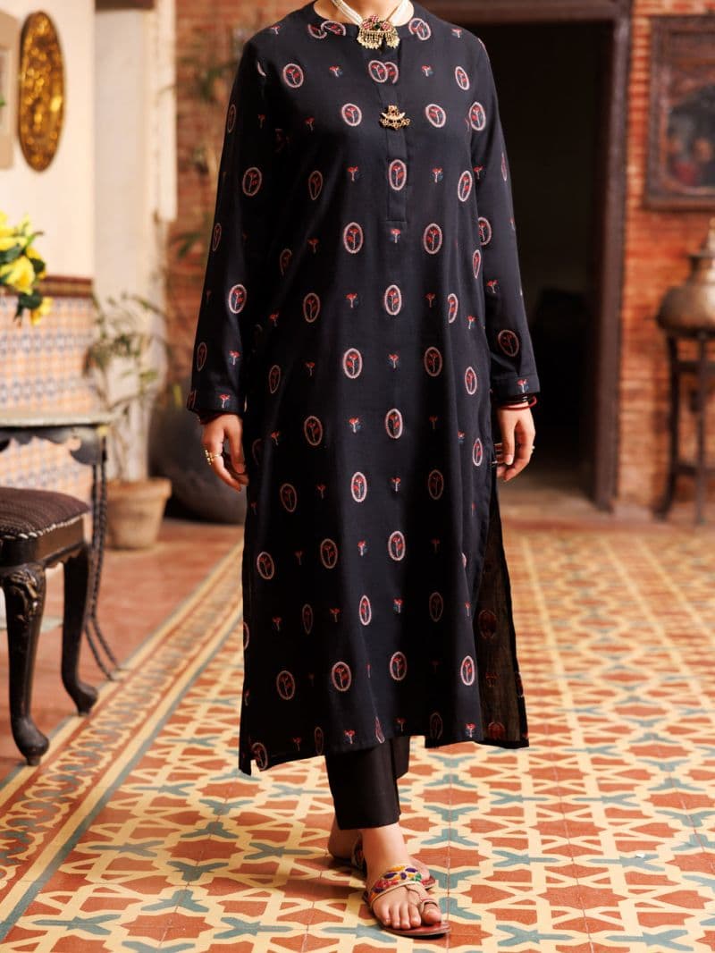 Black Yarn Dyed Tunic thumbnail