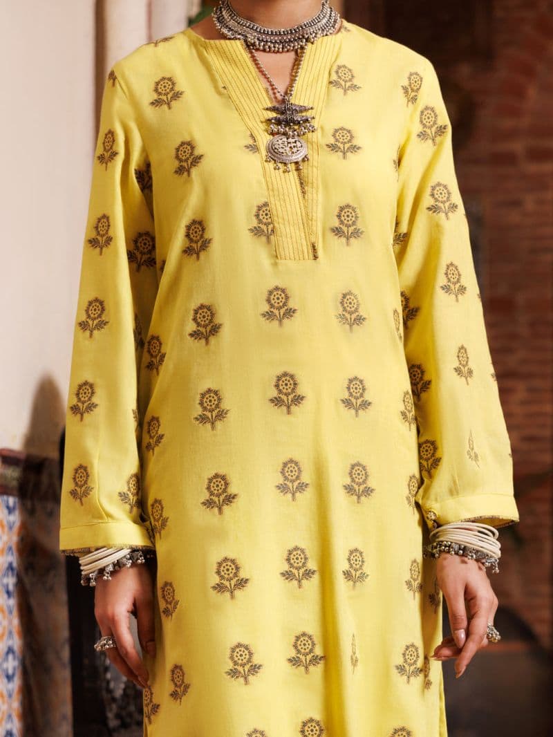 Yellow Yarn Dyed Tunic thumbnail