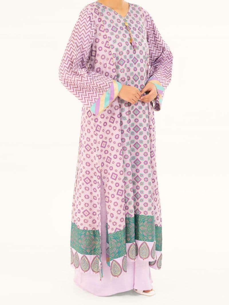 Purple Velvet Formal 2Pc Stitched thumbnail