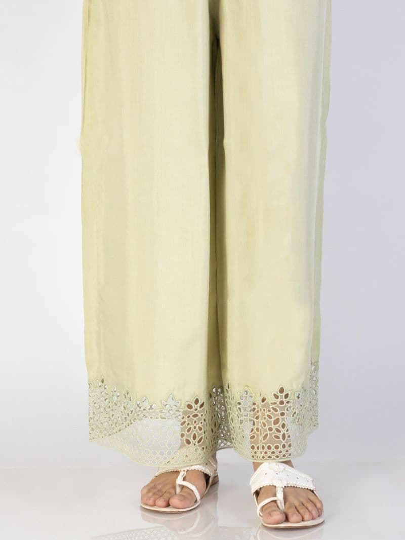Pista Green Maple Silk Trousers thumbnail