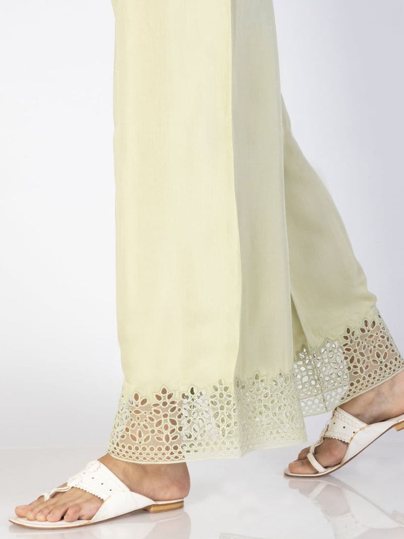 Pista Green Maple Silk Trousers thumbnail
