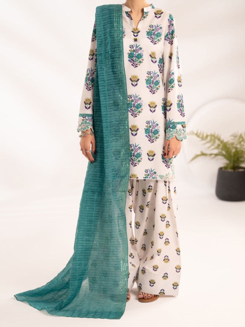 White Lawn Unstitched 3Pc thumbnail