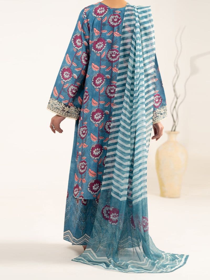 Green Silk 3Pc Unstitched thumbnail