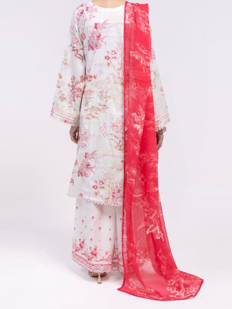 Off White Lawn 3Pc Unstitched thumbnail