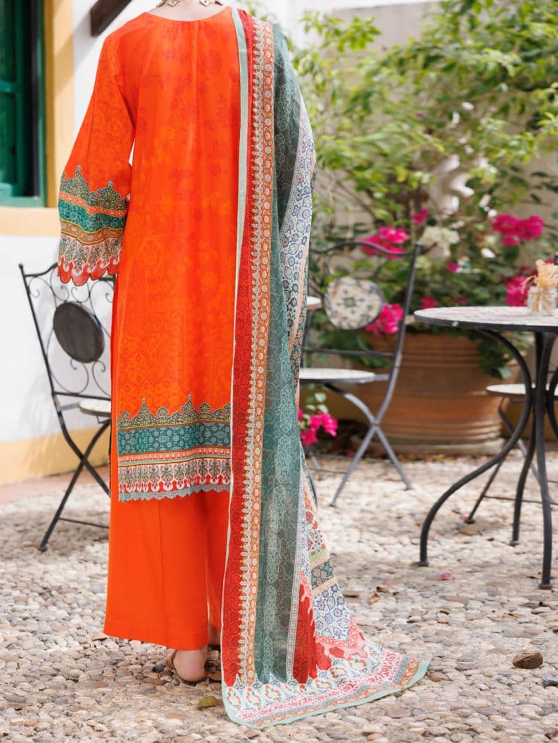 Orange Lawn 3 Piece Unstitched thumbnail