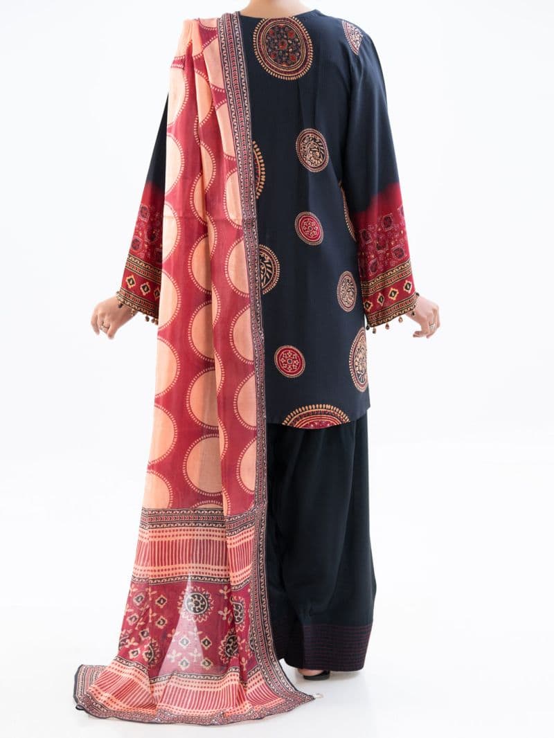 Black Khaddar 2Pc Unstitched thumbnail