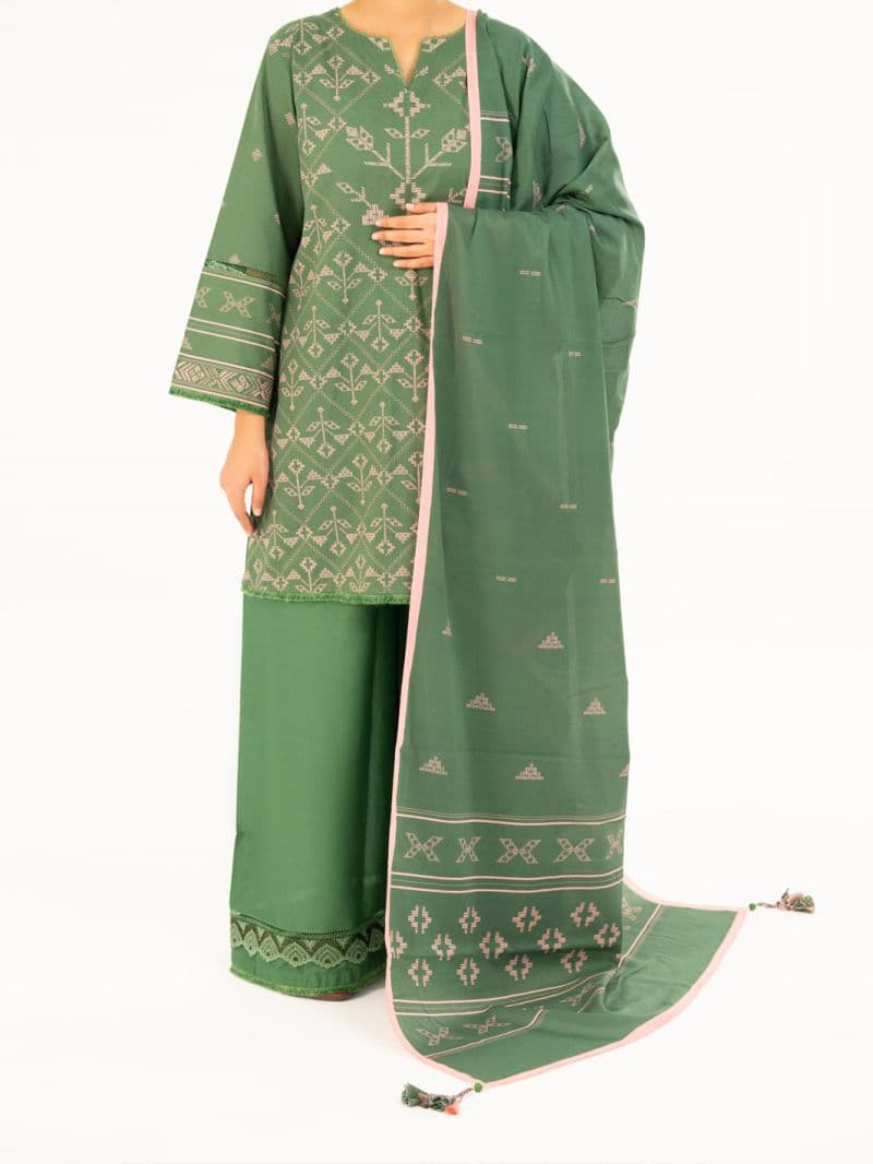Green Cambric 2Pc Unstitched thumbnail
