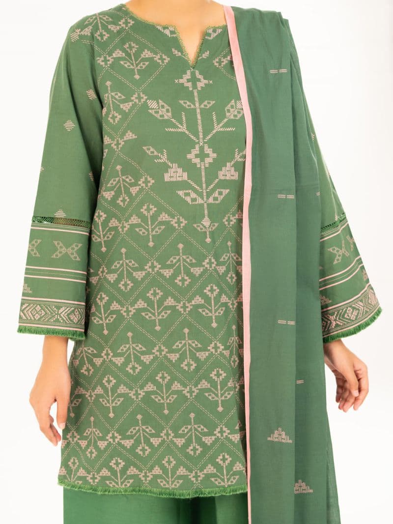 Green Cambric 2Pc Unstitched thumbnail