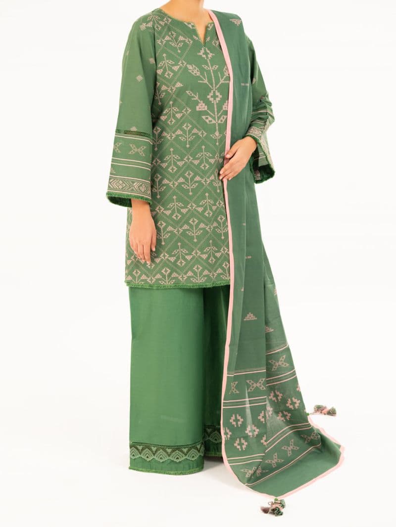 Green Cambric 2Pc Unstitched thumbnail