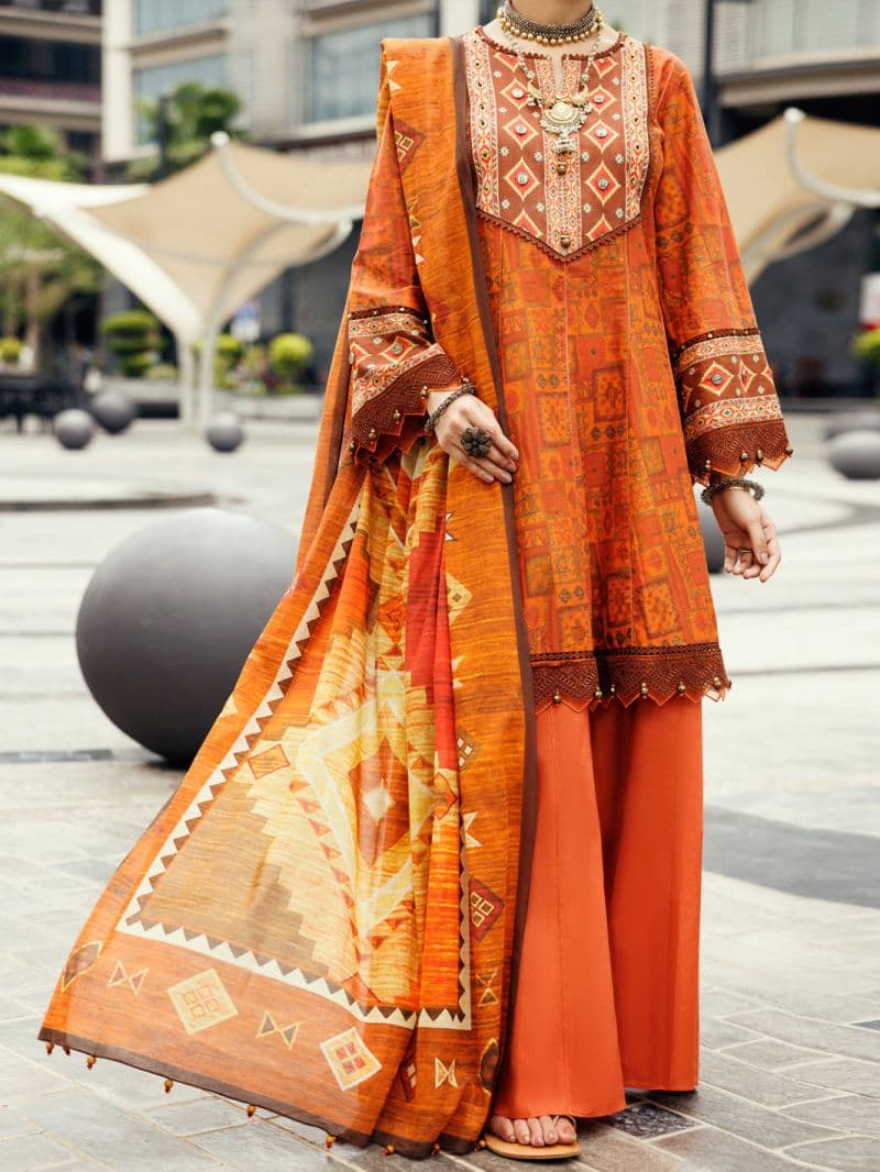 Mustard Lawn 2Pc Unstitched thumbnail