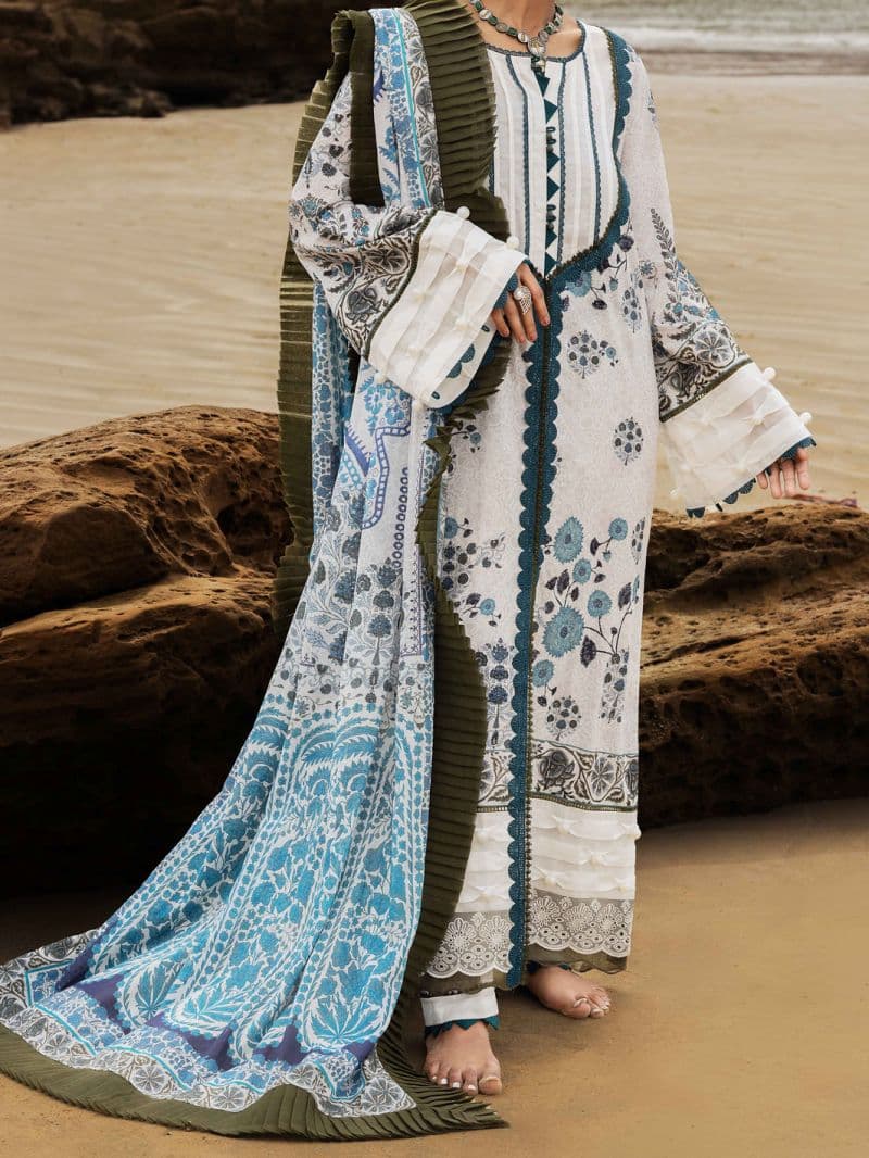 Teal Lawn 2 Piece Unstitched thumbnail