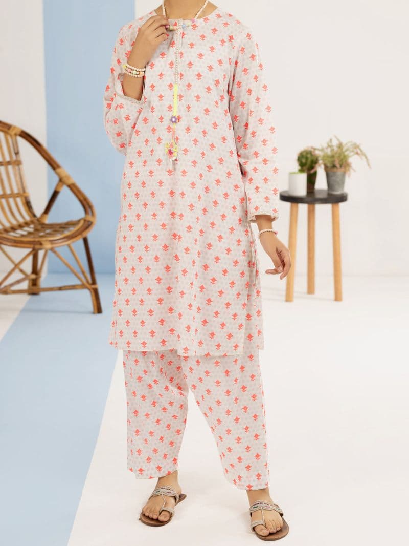 Pink Cambric 2 Piece Stitched thumbnail