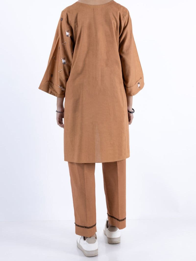 Khaki Cambric Kurti thumbnail