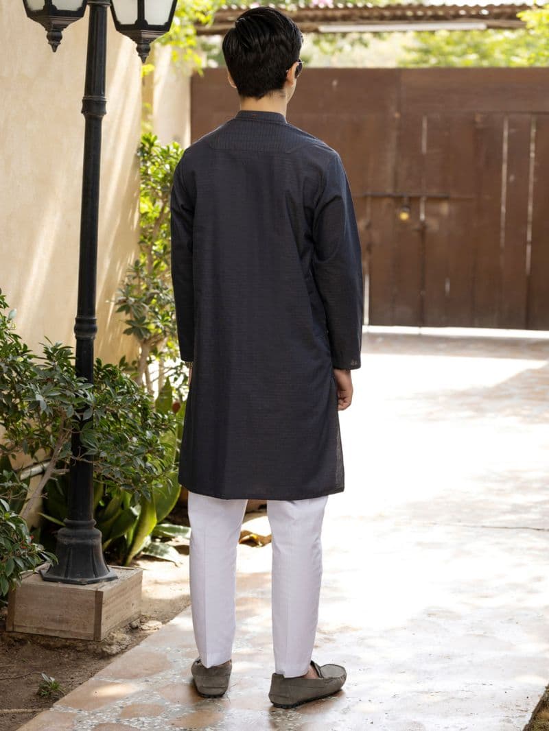 Blue Cotton Kurta thumbnail