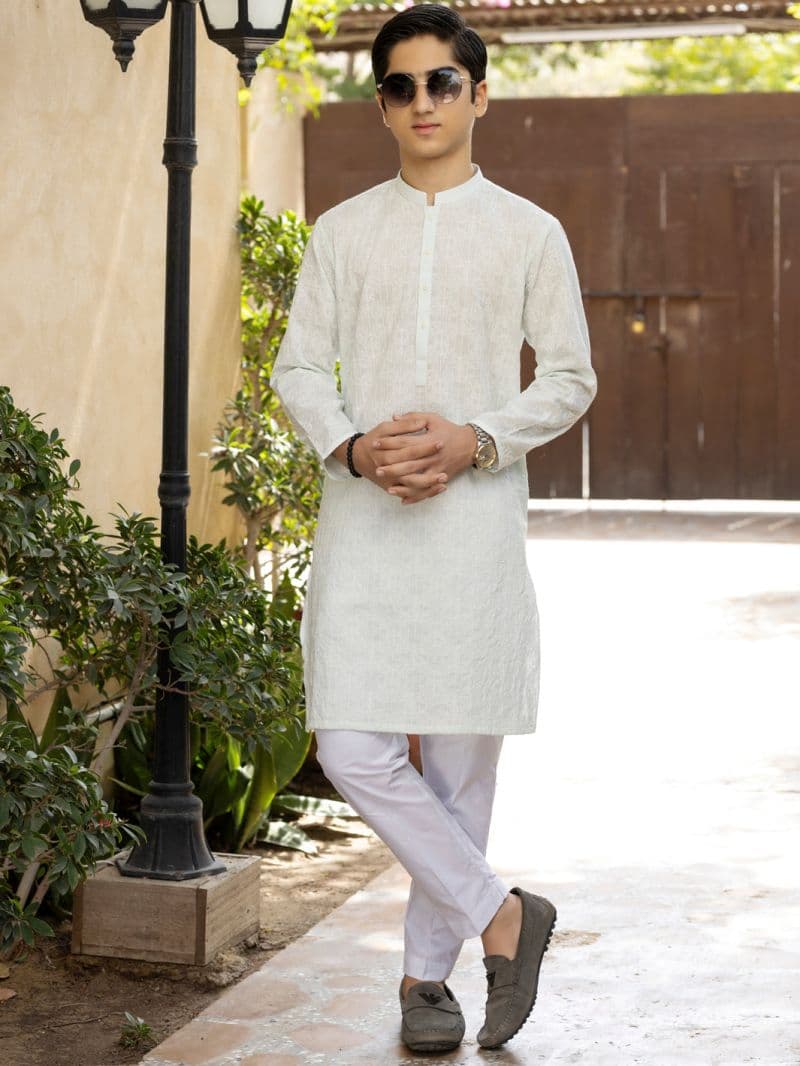 Pastel Green Cotton Kurta thumbnail