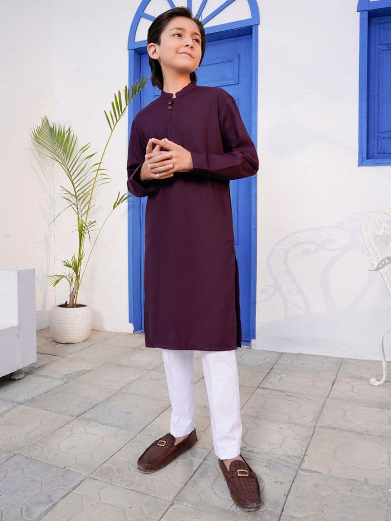 Purple Blended Kurta thumbnail