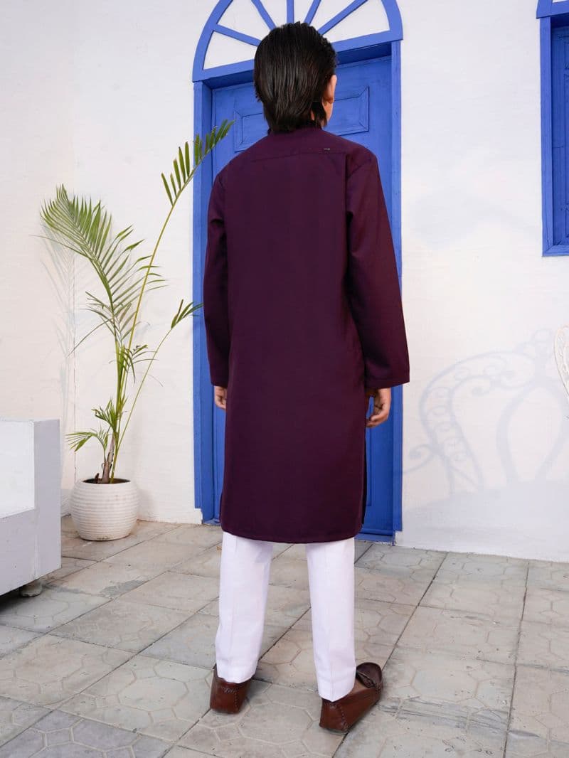Purple Blended Kurta thumbnail