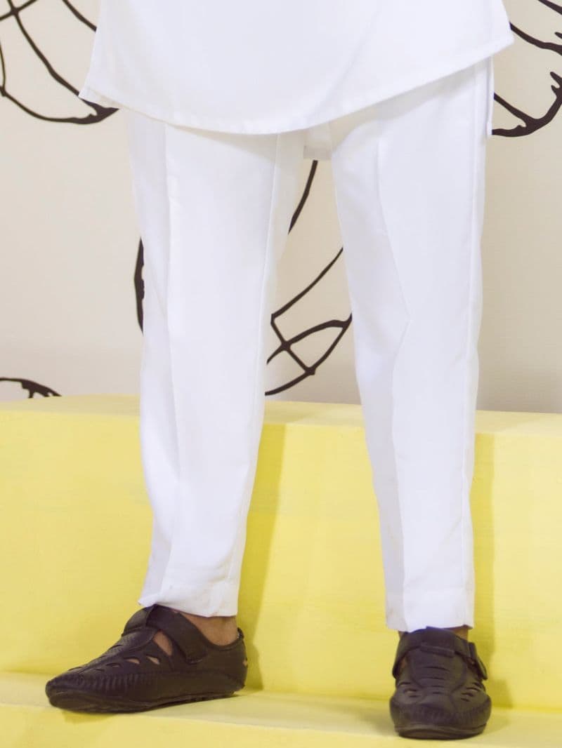 White Cotton Trouser thumbnail