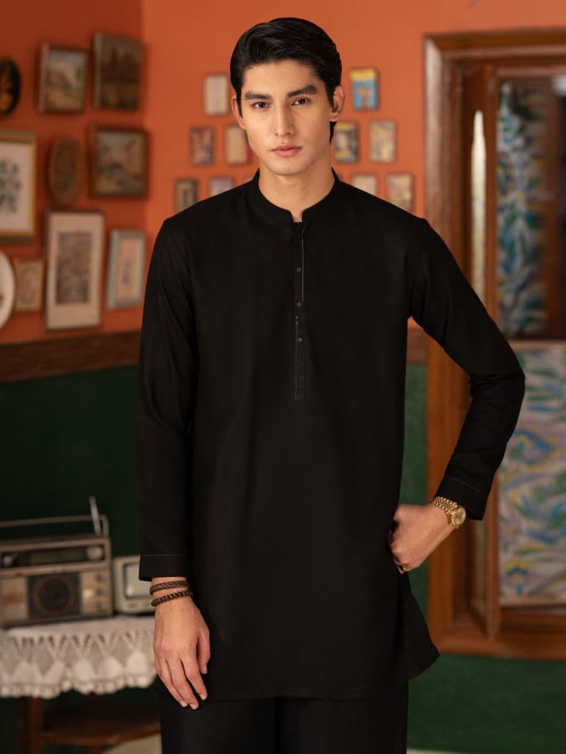 Black Kurta Trousers thumbnail