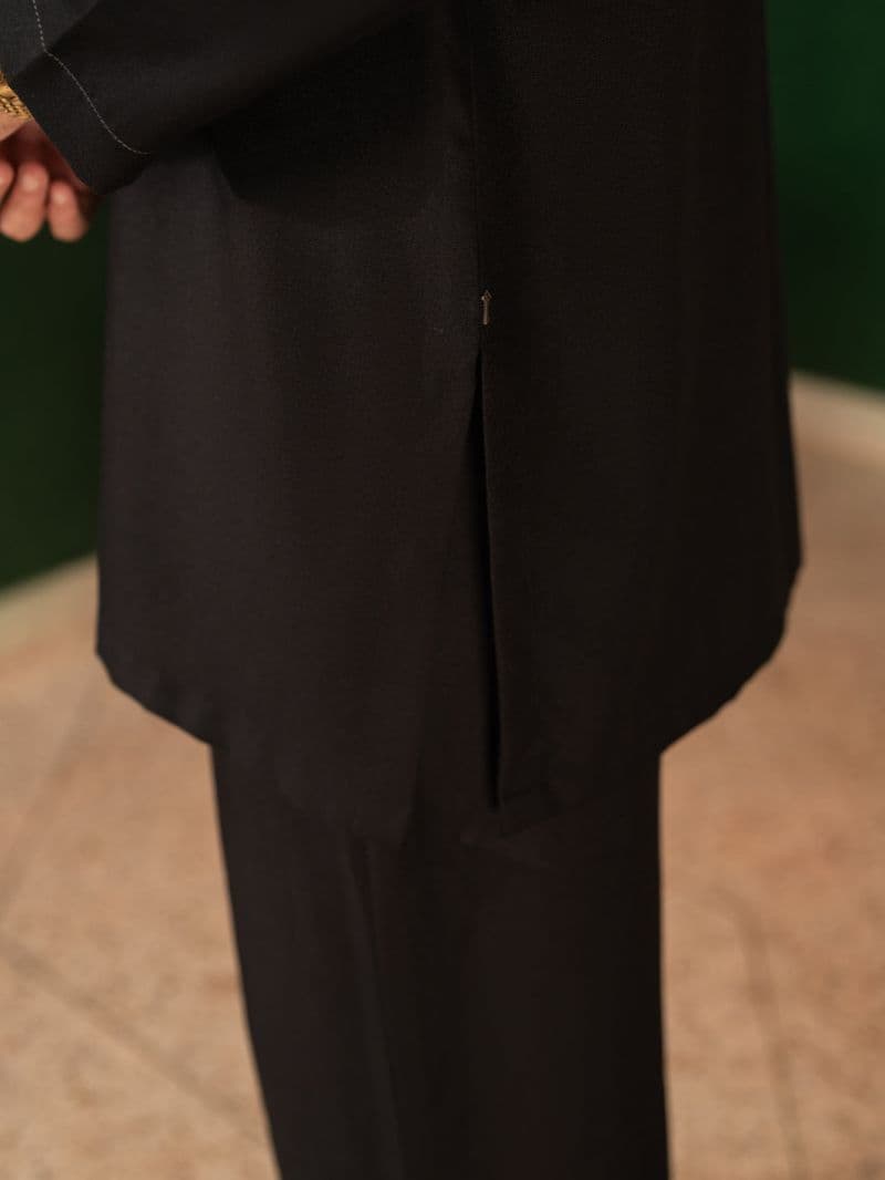 Black Kurta Trousers thumbnail