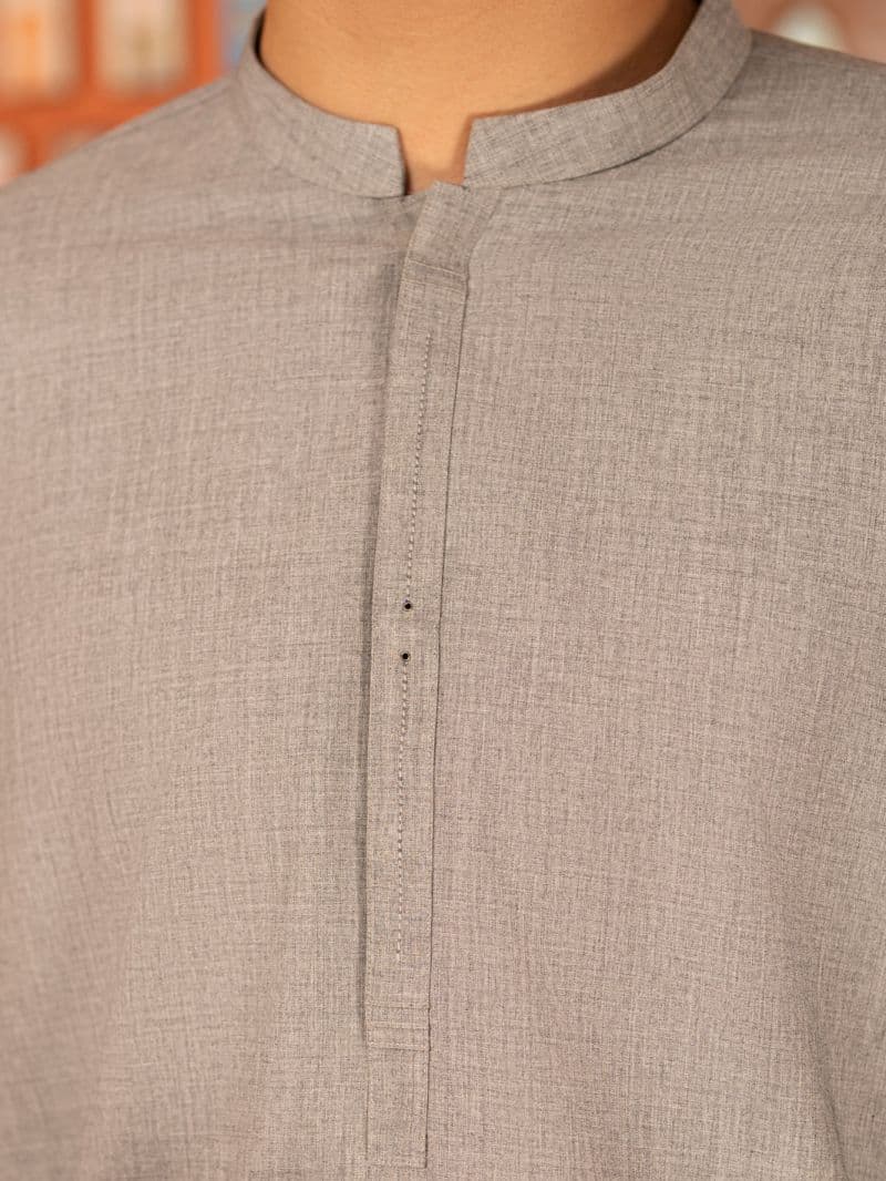 Ash Grey Kameez Shalwar thumbnail