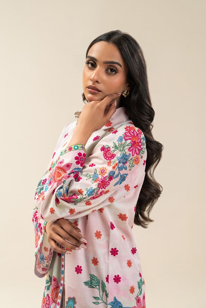 2 Piece Embroidered Lawn Suit - Petal Poetry Unstitched thumbnail