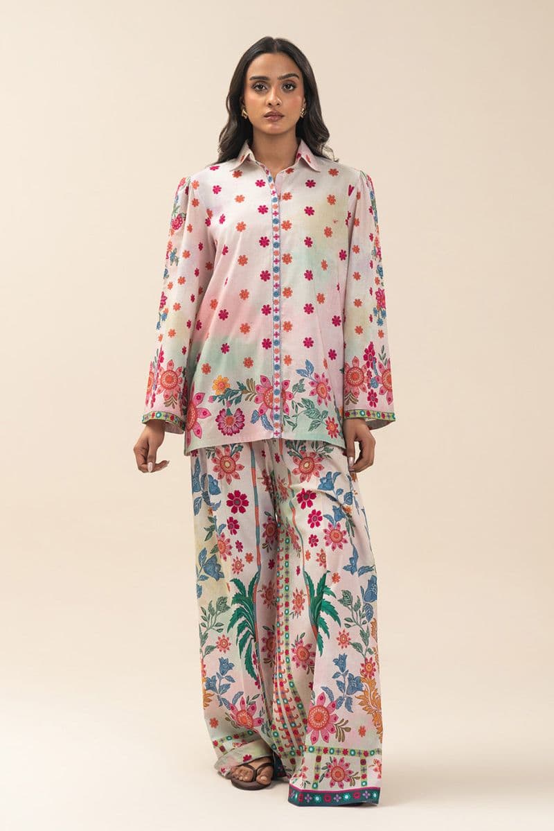2 Piece Embroidered Lawn Suit - Petal Poetry Unstitched thumbnail