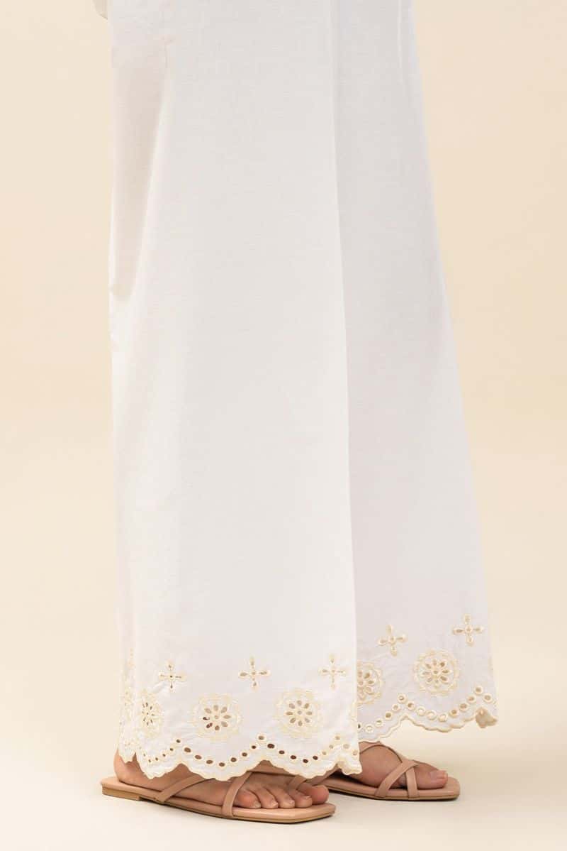 EMBROIDERED SLACK PANTS - alternate view
