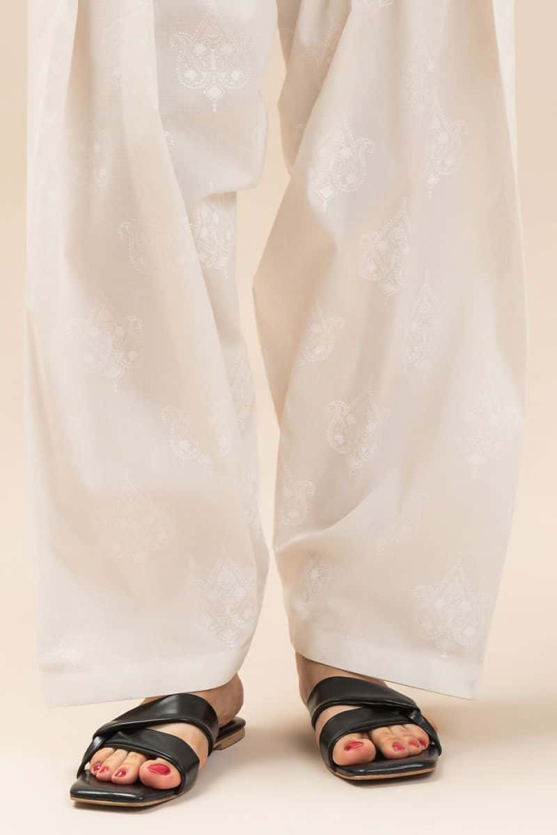 PRINTED SHALWAR - alternate view