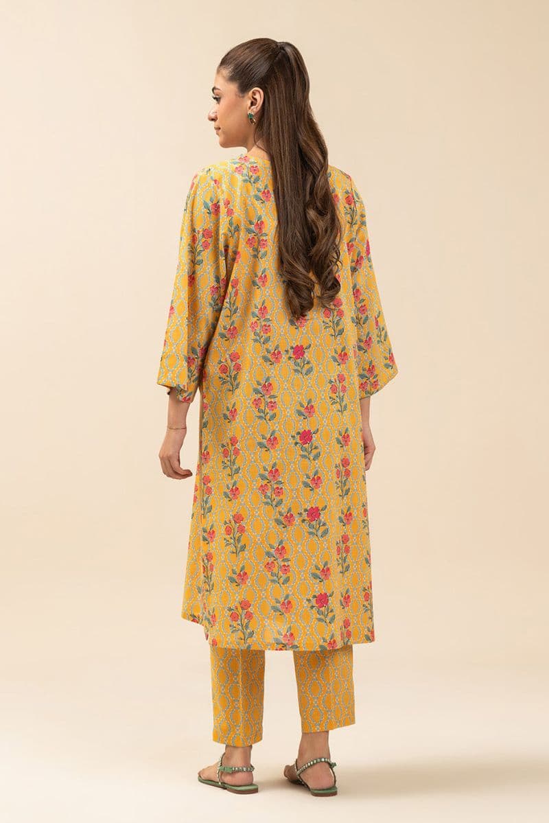 PRINTED TWO WAY SLUB SHIRT (PRET) thumbnail