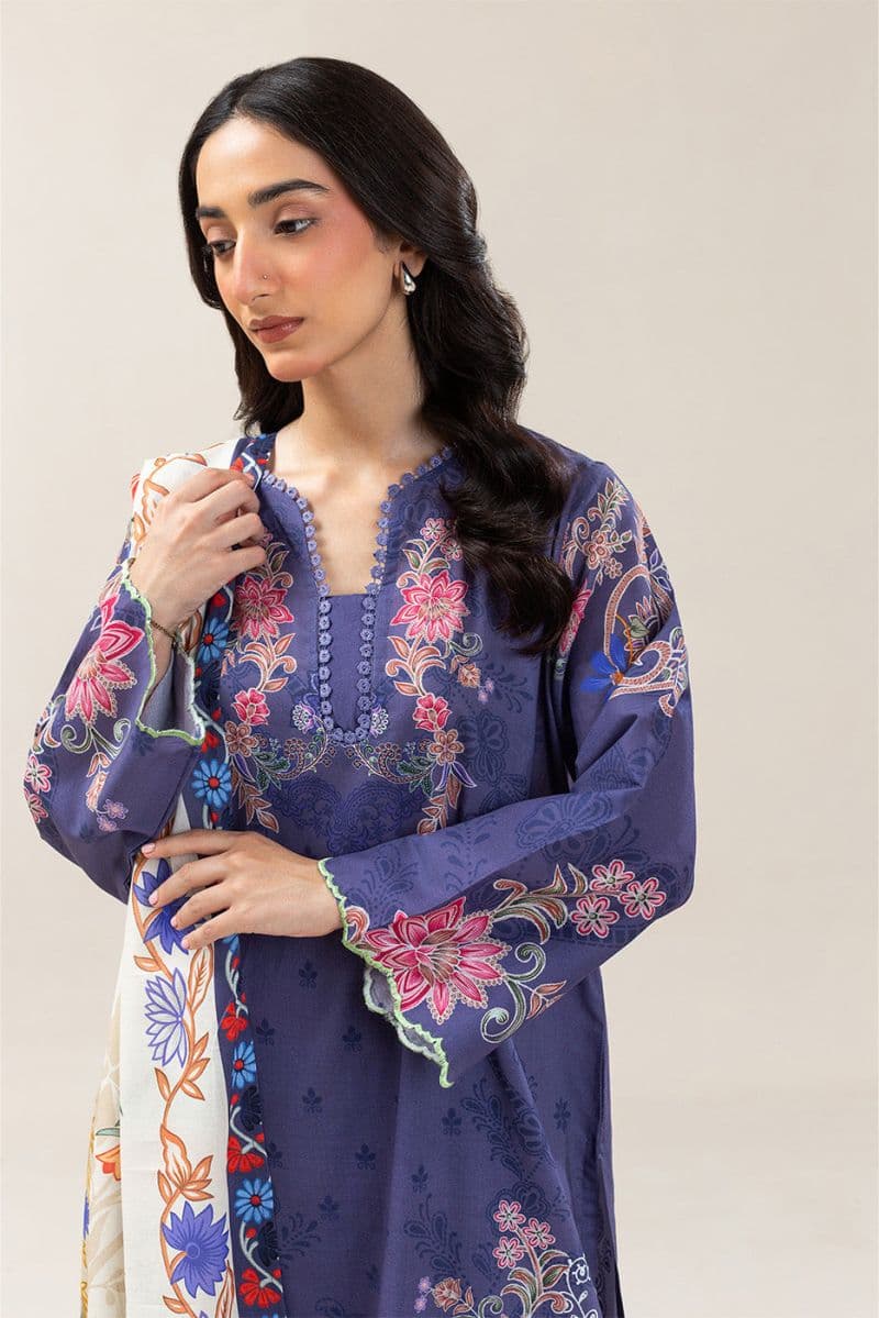 3 PIECE PRINTED LAWN SUIT (PRET) thumbnail